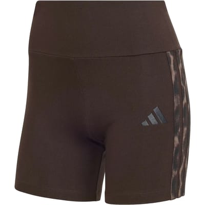 Adidas Seasonal Essentials Leopard Print Biker Shorts Aurora Coffee Größe: XS | Sport-Leggings Outlet | Damen | Braun