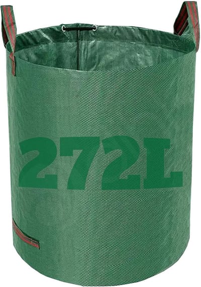 Tuinafvalzakken - Vuilniszakken - Afval Verzamelen - Herbruikbaar Materiaal - 272 liter - Groen