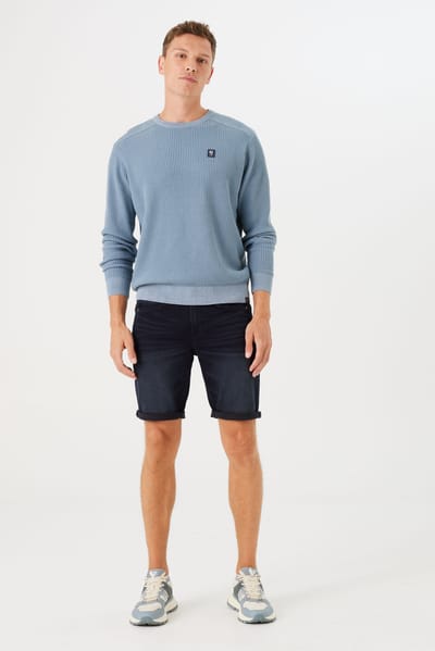 Rocko 695 Slim Denim Shorts - Dark Used