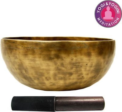 Klankschaal Donker (1050-1200 gram) - Flower of Life