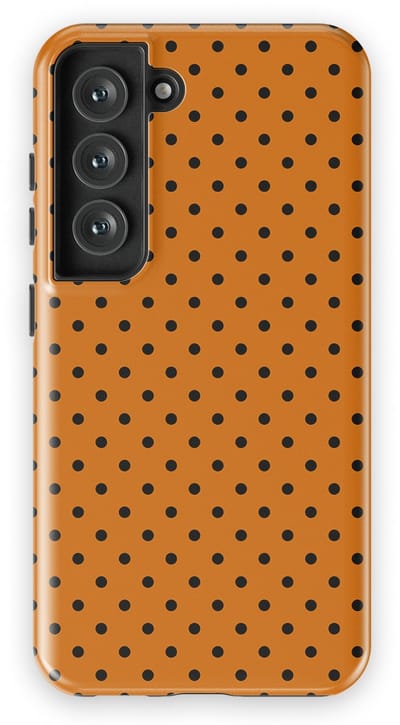 Polka Dots Hoesje Samsung Galaxy S23 | Geschikt Voor Mag | Stippen Design Backcover Samsung Galaxy S23 Pumpkin Dots