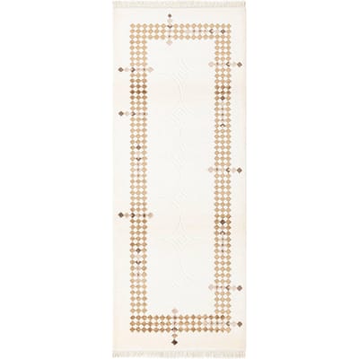 Vloerkleed Daisy handgemaakt wol | Hadorn