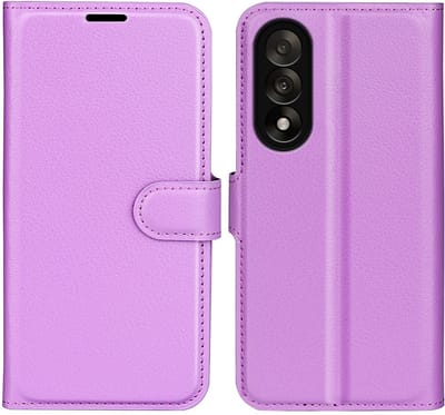 Coverup Hoesje - Geschikt voor OnePlus Nord 5 Hoesje - Coverup Book Case - Paars