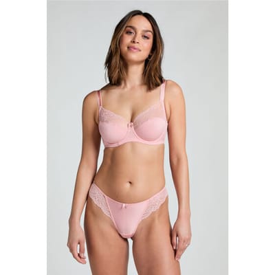 Hunkemöller Dames Lingerie String Sophie - Roze - maat XS