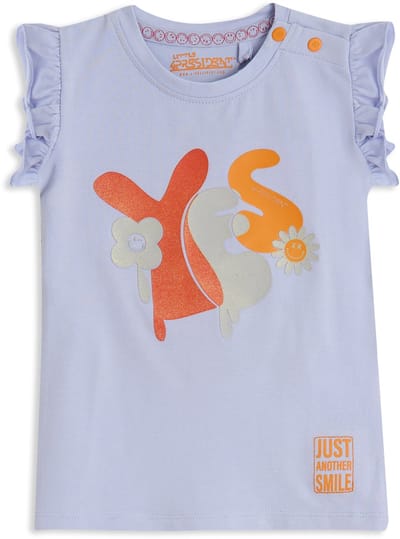 4PRESIDENT T-shirt meisjes - Baby Lavender - Maat 92 - Meiden shirt