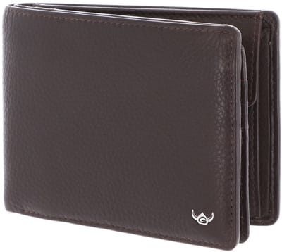 Golden Head Leren portemonnee Capri RFID Protect Scheintasche mit Geheimfach 1159 Dunkelbraun donkerbruin
