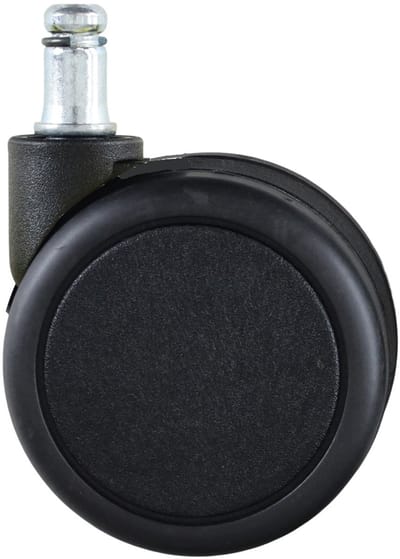 Wielen - bureaustoel - Gispen Zinn - Loffler Figo - 60mm - met adapter 23 mm - set van 5 - onbelast geremd