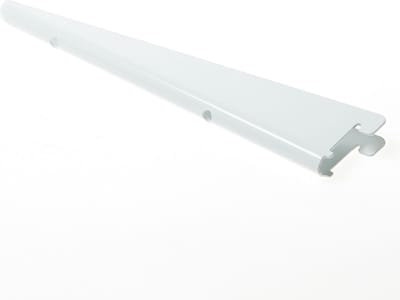 Element Drager dubbel 1-haaks sys 32 staal wit 22cm 10202-00019