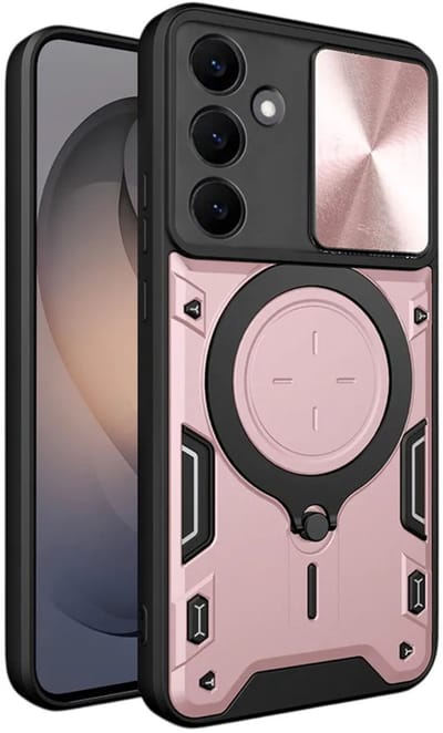 Hoesje geschikt voor Samsung Galaxy S26 - Techsuit CamGuard Pro Back Cover - Roségoud