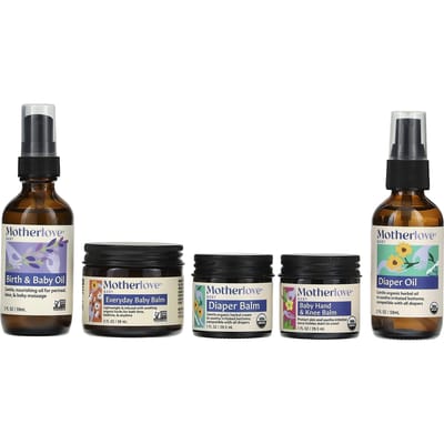 Motherlove, baby body care gift box, 5-piece set