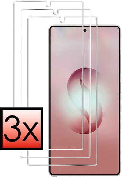 Screenprotector - 3 Stuks - Geschikt voor Samsung Galaxy S26 Ultra - Extra Sterk - Beschermglas - Gehard Glas - Tempered Glass - Screen Protector - Bescherm Cover