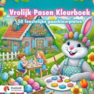 Vrolijk Pasen Kleurboek - Koekoek Kinderboek