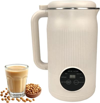 Amandelmelkmachine 1200 ml met 8 modi en automatische zelfreiniging. Perfect voor zelfgemaakte soja- en notenmelk.