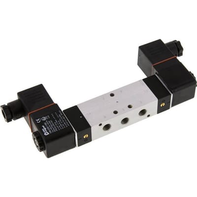 5/3 G1/8'' Midden Gesloten Magneetventiel 24V DC ATEX 3-10bar/42-140psi Airtec