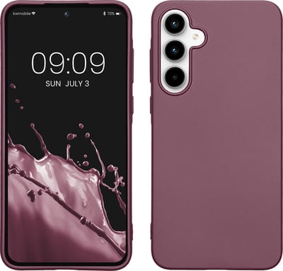 kwmobile telefoonhoesje geschikt voor Samsung Galaxy A35 - Hoesje voor smartphone - Back cover in metallic lila
