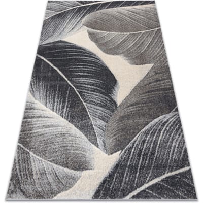 Kleden Rugsx Tapijt FUSION 8912 donker grijskleuring - Veren, 80x150 cm