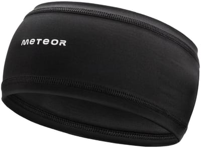 Meteor Hoofdband Thermoactief Sneldrogend Shock II Zwart
