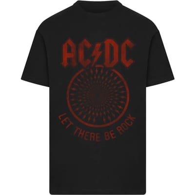 Merchcode AC/DC - Let there be Rock Heren Tshirt - S - Zwart