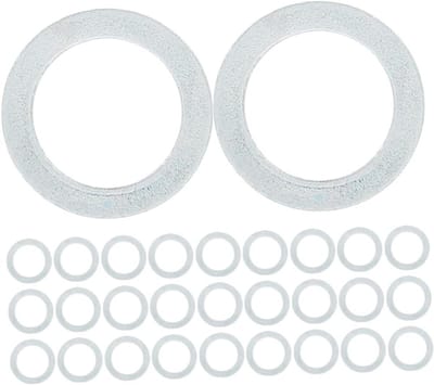 Skateboard Ringenset - Onderdelen Set - Onderhoud Skateboard - Aluminiumlegering Materiaal - 200 Stuks - Zilver