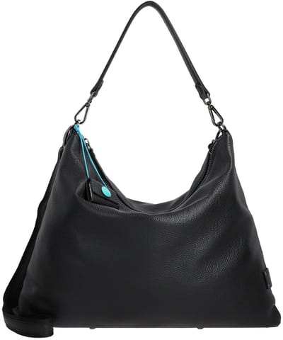 Gabs Leren schoudertas Filippa TG Pochette Nero zwart