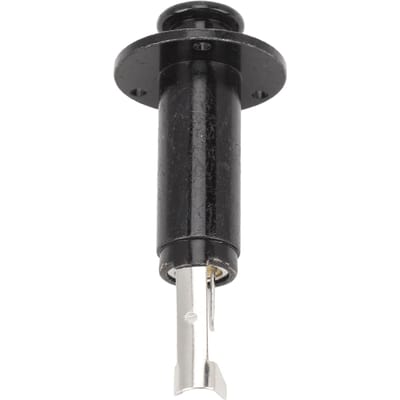 Prise de sortie jack mono pour guitare électrique 6,35 mm, alliage de laiton, haute sensibilité, égaliseur, prise de sortie, port de connexion black