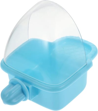 Vogelvoeder Container - Vogelvoerbak Papegaai - Vogels Voeren - Weerbestendige Behandeling - 78 Gram - Blauw