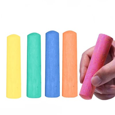 Signature GIANT CHALKS - Kleurige Krijt - Jumbo - 12 Stuks - Grijpbaar voor Kleine Handen