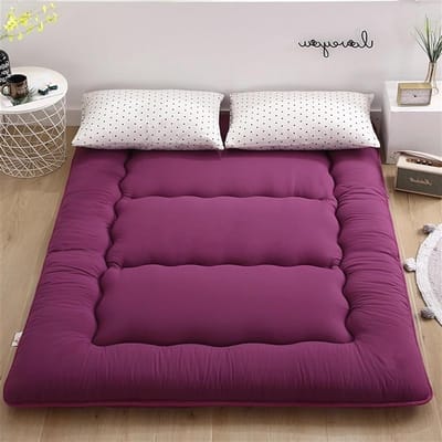 Tatami Matras - Vloermatras Opvouwbaar - Comfortabel Slapen - Ademend Materiaal - 180x200 cm - Effen Kleur