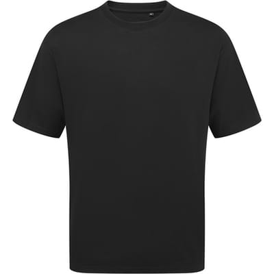 Premier Unisex Oversized T-shirt voor volwassenen (Zwart)