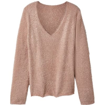 ESMARA Gebreide dames trui (Beige, XS (32/34))