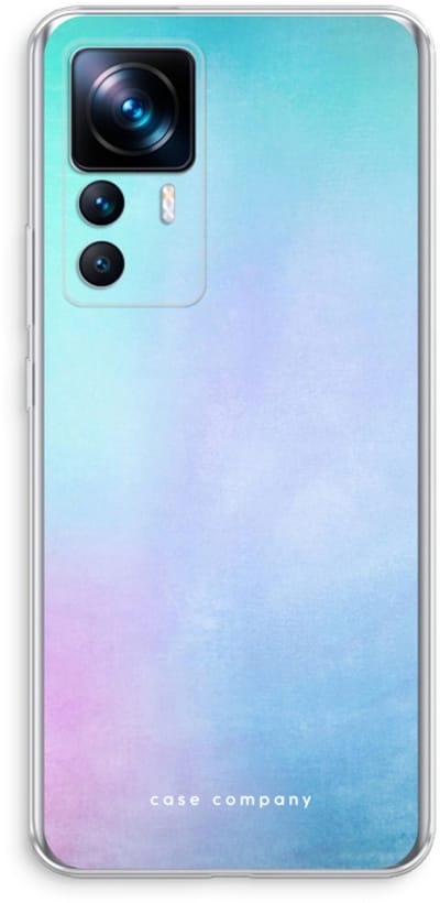 Case Company® - Hoesje geschikt voor Xiaomi 12T hoesje - Mist pastel - Soft Cover Telefoonhoesje - Bescherming aan alle Kanten en Schermrand