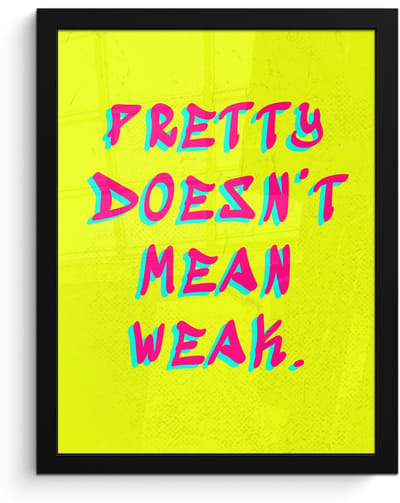 Poster in lijst - Fotolijst 30x40 cm - Posters - Quote - Minimalistisch - Kleurrijk - Posterlijst zwart - Decoratie - Wanddecoratie woonkamer - Muurdecoratie slaapkamer