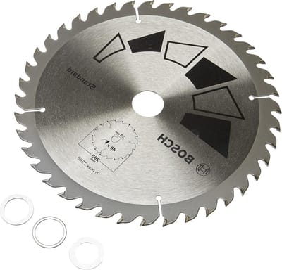Cirkelzaagblad 205mm Hout 40 Tanden ATB-zaagtanden met Reduceerringen 20/18/16 mm