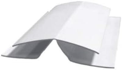 Hoekprofiel Wit - Kunststof Randprofiel - Afwerking Gevels - Vochtbestendig Vlamvertragend - 9 x 50 mm 40 cm - Wit