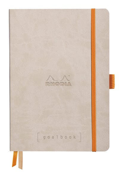Rhodia Goalbook – A5 – 120 Bladen – Dotted – Ivoorkleurig Papier 90 g – Elastieksluiting - Beige