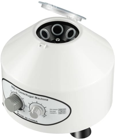 Laboratorium Centrifuge - Tafelmodel Apparaat - Bloedplasma Scheiden - Variabele Snelheid - 20ml Capaciteit