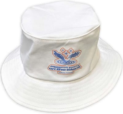 Calvin Harris - Biggest Party Bucket hat / Vissershoed - Wit
