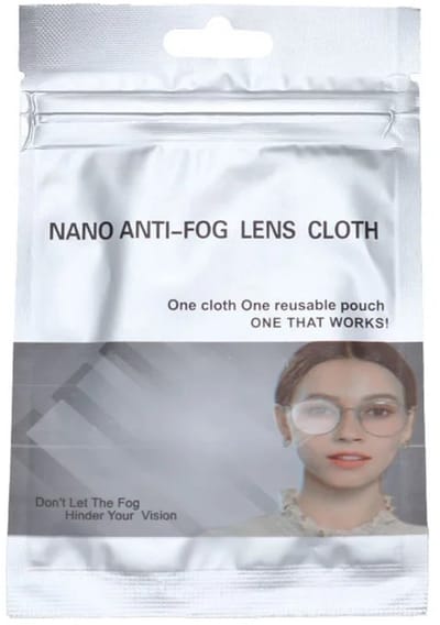 ANTI CONDENS DOEKJE MET NANO COATING: Anti Damp | Anti Fog | Dampvrij | Anti druppels | Geen Beslagen Brillen of ramen of spiegel meer | Nano magic | ontvochtiger | Spray bril | Bril condensdoek