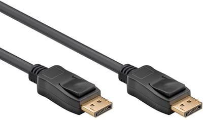 DisplayPort kabel - versie 1.4 (5K/8K 60Hz) / zwart - 0,50 meter