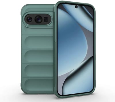 MobyDefend Hoesje - Geschikt voor Google Pixel 10 / Google Pixel 10 Pro - TPU Gripcase - Groen