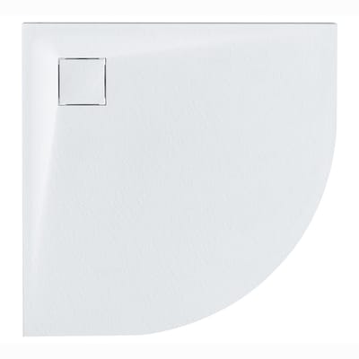 BELIANI PARON - Douchebak - Wit - 80 x 80 x 3 cm - SMC (kunststof)