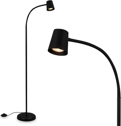 DnA® Booglamp - Vloerlamp - Lampenkap - Booglampen Dimbaar - Booglampen Staand Vloerlamp - Zwart - 21cm x 21cm x 128cm