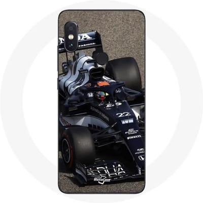 Coque - Formule 1 - Xiaomi Redmi Note 5 AI - Souple - Yuki Tsunoda - Bleu bleu