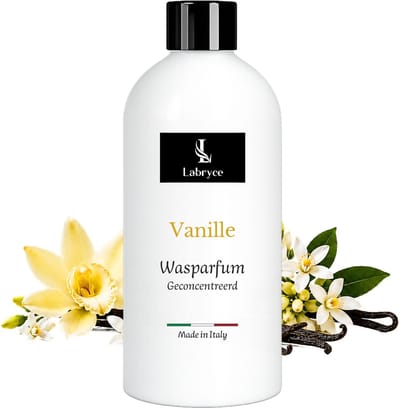 Wasparfum Labryce - Vanille 500 ml - met Vanillebloemen & Vanillestokjes
