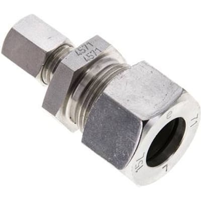 6L & 15L RVS Rechte Snijringkoppeling 315bar ISO 8434-1