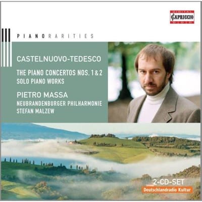 Pietro Massa, Neubrandenburger Philharmonie, Stefan Malzew - Castelnuovo-Tedesco: The Piano Concertos Nos. 1 & 2 | Solo Piano Works (2 CD)