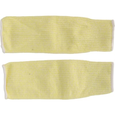Manchon de Protection Résistant aux Coupures HPPE Niveau 5 Protection de l'Avant-bras Sécurité pour le Jardinage Isolation Thermique L 40cm beige