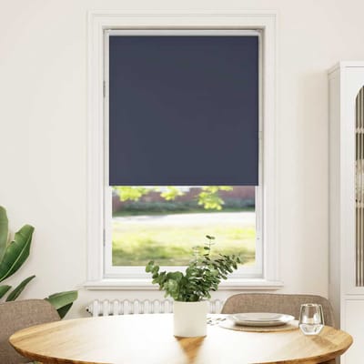 vidaXL - Rolgordijn - verduisterend - 80x130cm - stofbreedte - 75,7 - cm - polyester