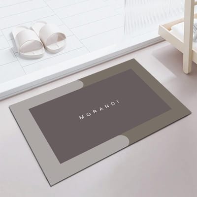 Zachte Diatomeeënaarde Absorberende Mat Badkamer Badkamer Antislip Mat Toiletdeur Sneldrogende Mat 45 * 70Cm