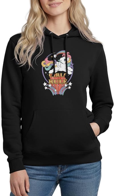 My Little Pony Retro Girls Rule Statement Hoodie Dames